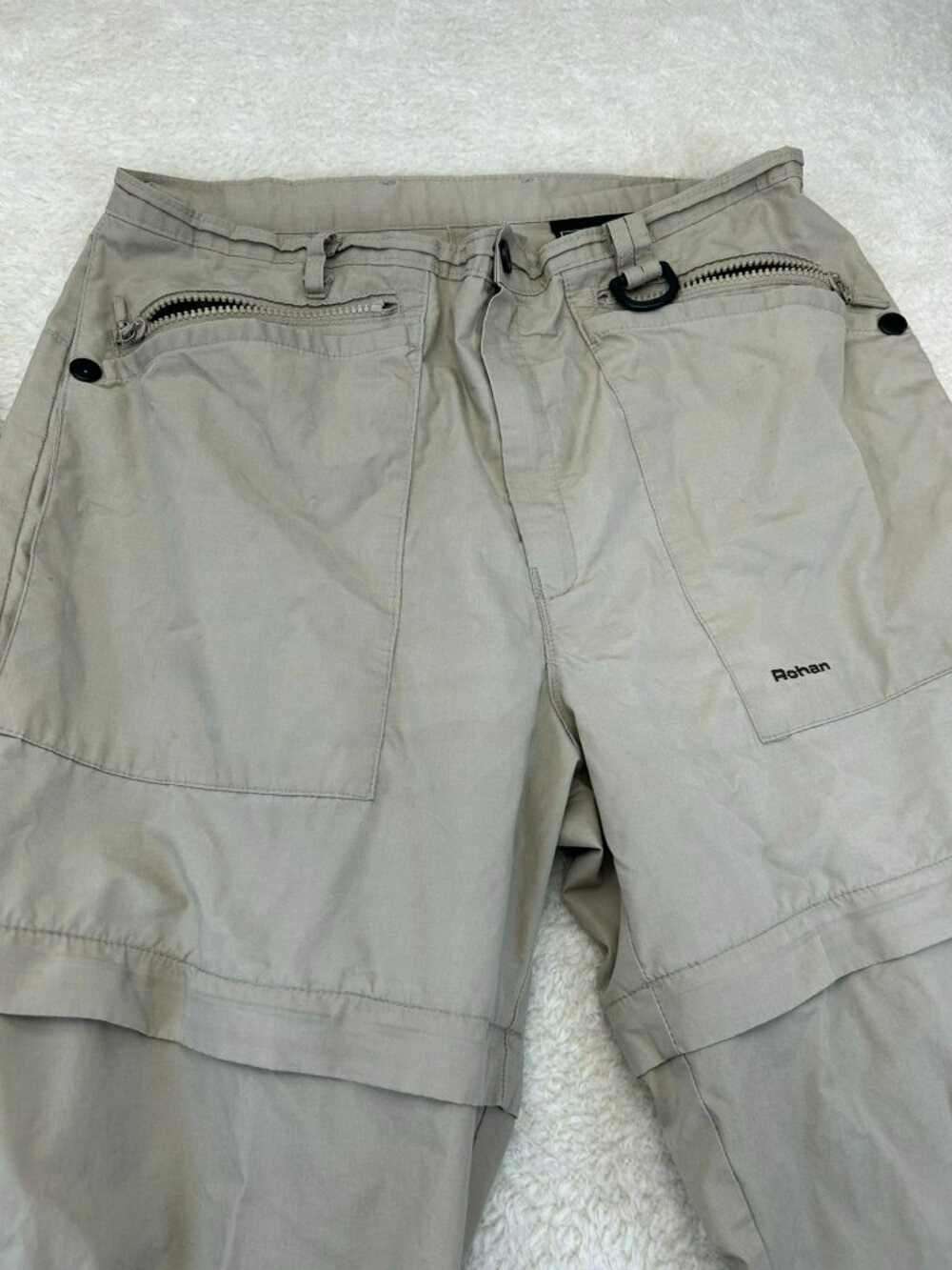 Rohan Mens Lot of 2 Convertible Hiking Pants Size 34 Lightweight Zip-Off Legs - Picture 3 of 14